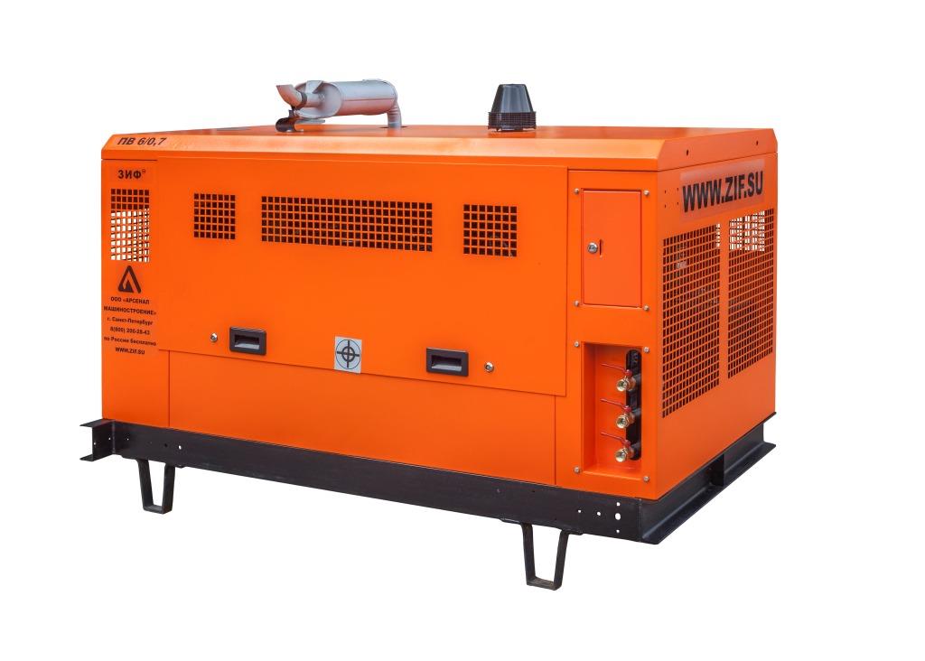 Станция компрессорная передвижная дизельная ЗИФ-ПВ-4/1,6
