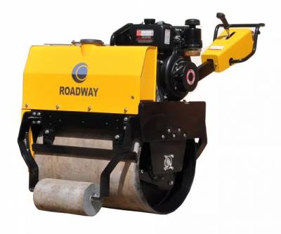 Однобарабанный дорожный каток мотоблок  Roadway RWYL24C