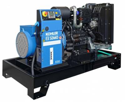 Дизельный генератор SDMO Kohler KDI 53 КВТ K66